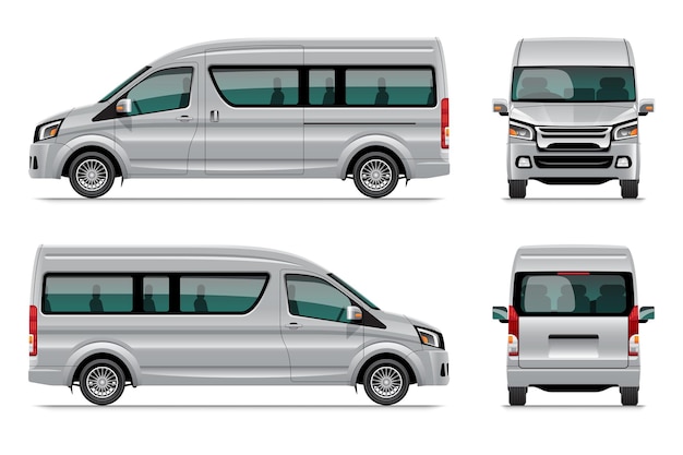 modern van template illustration