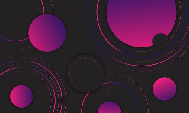 Modern vector abstract background with circle elements eps 10