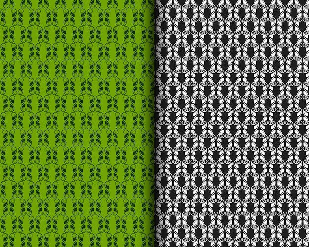 Vector modern vector dark background pattern design