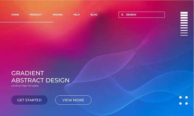 Modern Vector Gradient Abstract Background Design