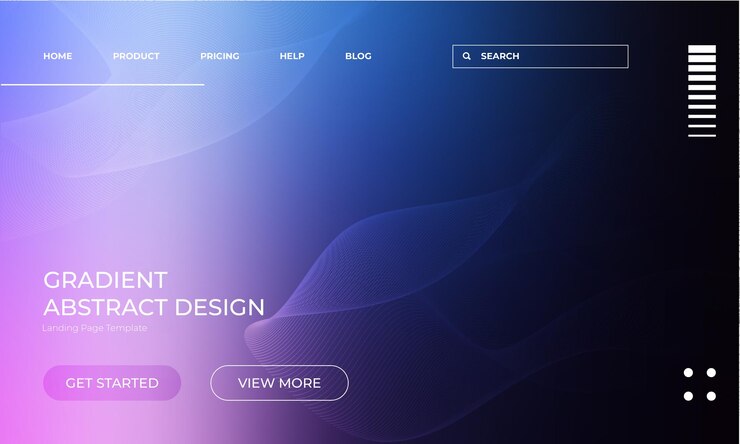 Vector modern vector gradient wallpaper with soft motion effect