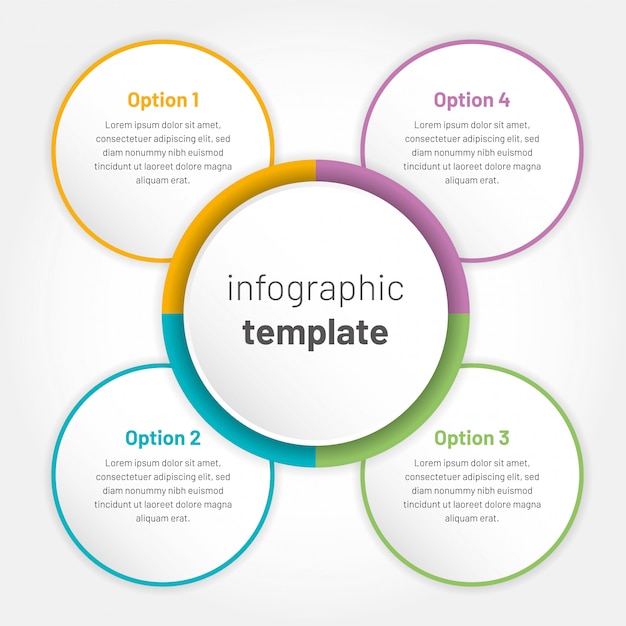 Vector modern vector infographic