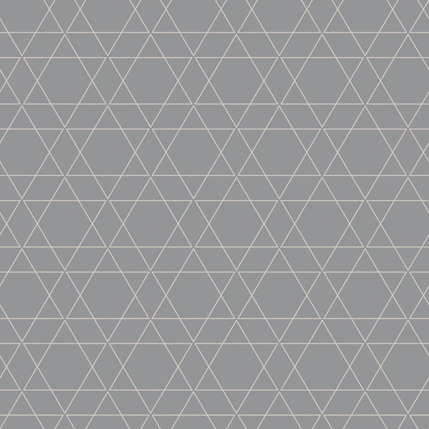 Modern vector seamless illustration Geometric pattern on a gray background Ornamental pattern for flyers typography wallpapers backgrounds