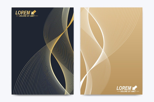 Vector modern vector template for brochure leaflet flyer cover catalog magazine or annual report in a size