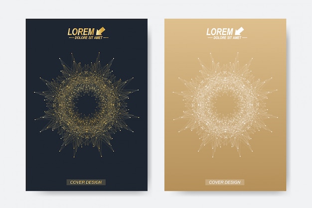 Modern vector template for brochure, Leaflet, flyer, cover, magazine or annual report.
