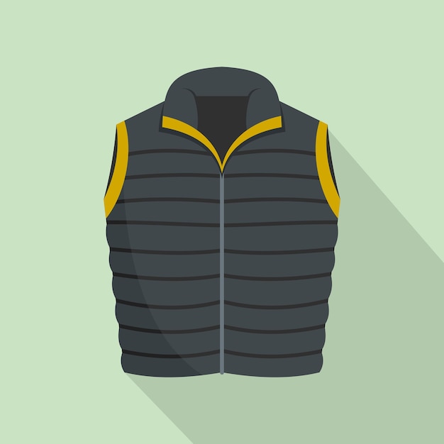 Modern vest icon Flat illustration of modern vest vector icon for web design