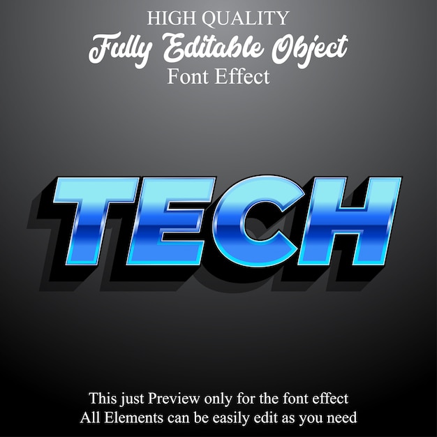 Vector modern vetgedrukt bewerkbaar lettertype-effect