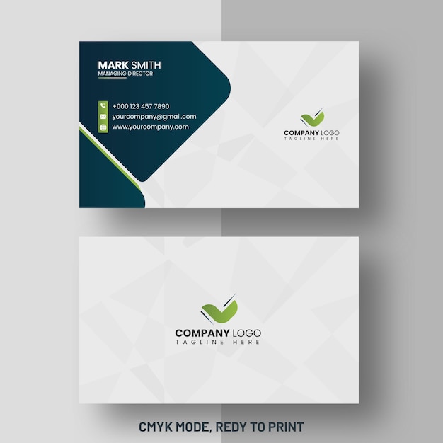 Modern visiting card design