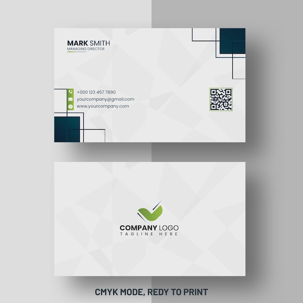 Modern visiting card design