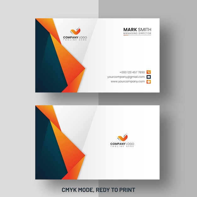 Modern visiting card design