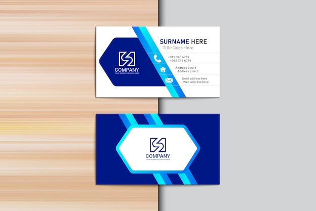 Modern visiting cards for business and personal use