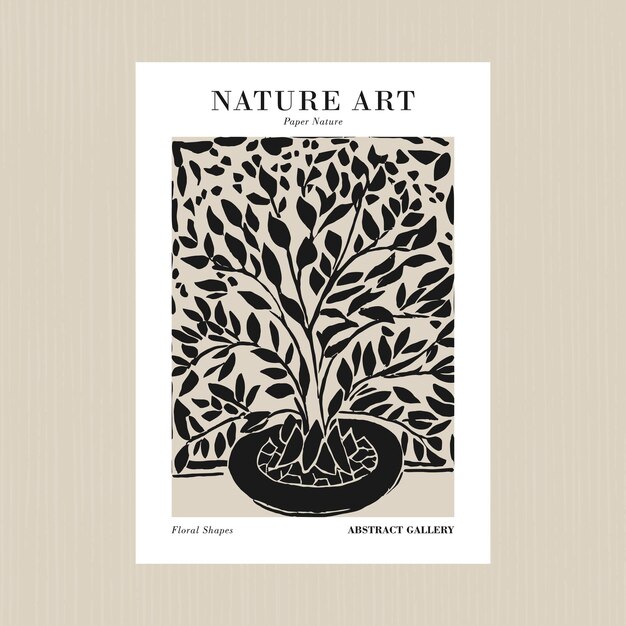 Modern Wall Art Nature Poster Print