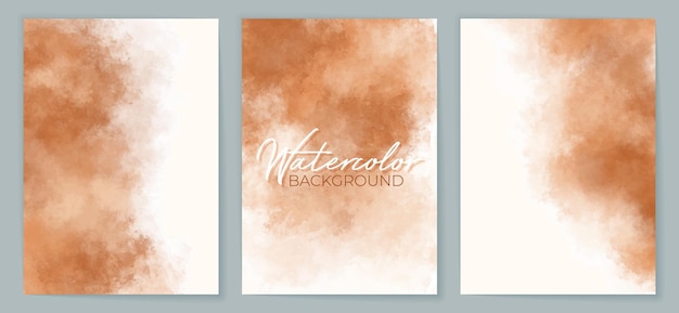 Modern watercolor background banner or elegant card design for birthday invite wedding or menu