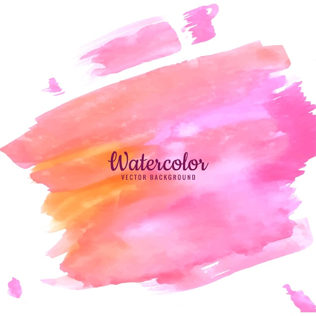 Vector modern watercolor background