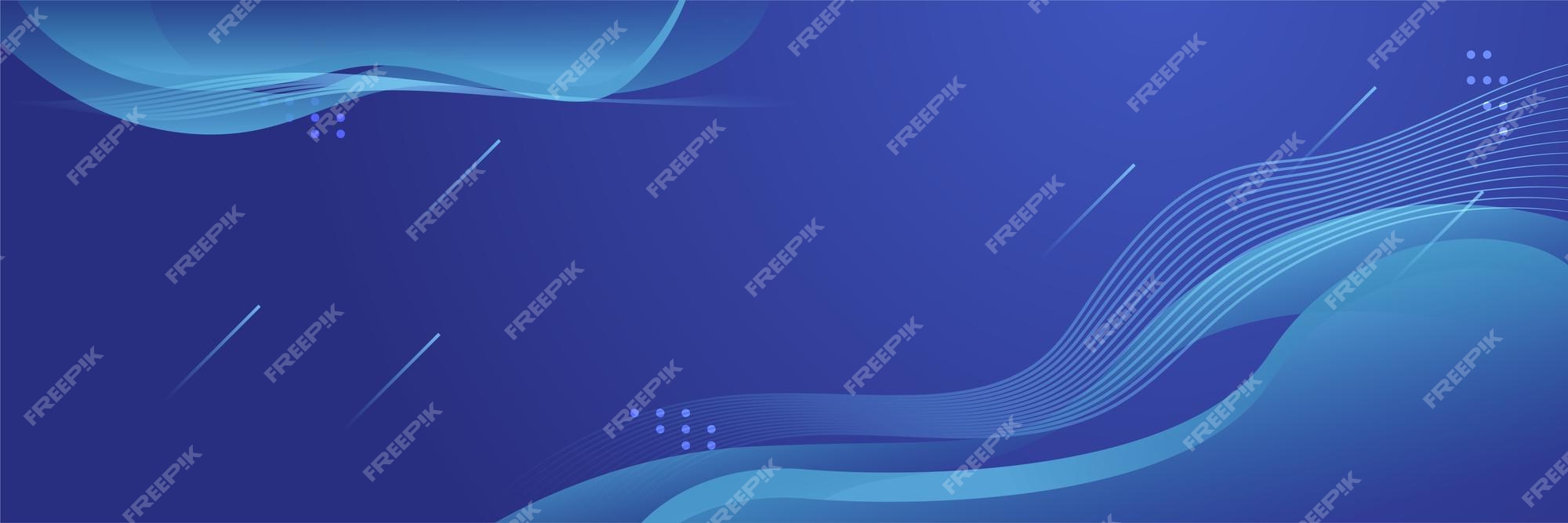 Premium Vector | Modern wave blue abstract banner design background blue banner  background geometric blue light stripes texture background