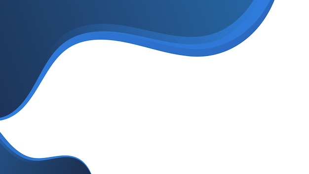 modern wavy blue on a clean white background perfect for modern business presentations