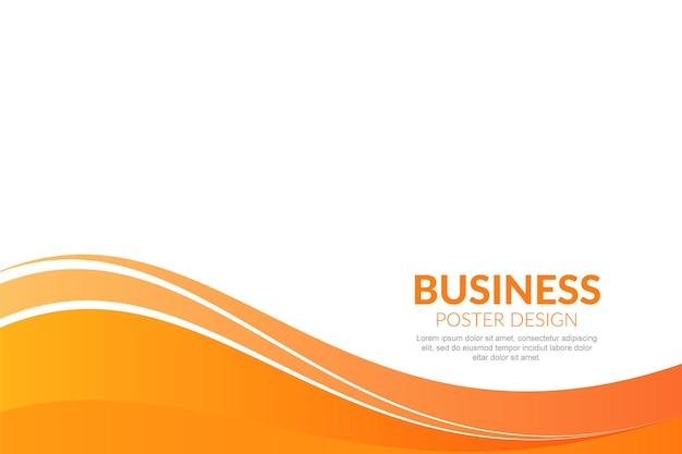 Vector modern wavy business style background