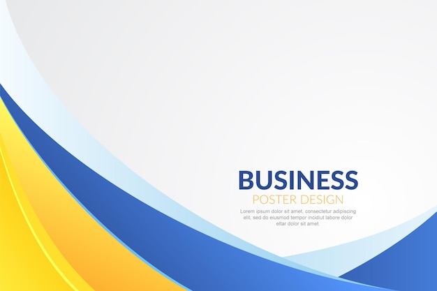 Modern wavy business style background