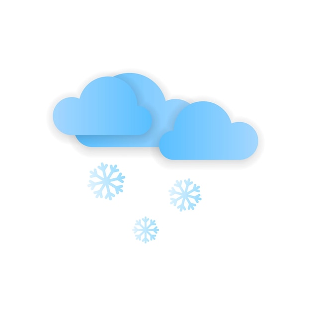 Modern weather icons Flat vector symbols on white background