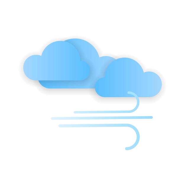 Modern weather icons Flat vector symbols on white background