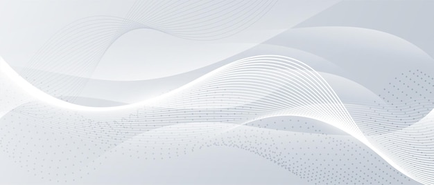 Modern white abstract background