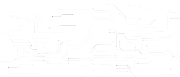 Современная белая абстрактная технология фонового дизайна векторная иллюстрация