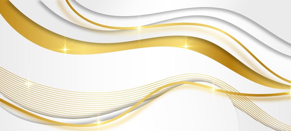 Premium Vector | Modern white and gold abstract background. luxury