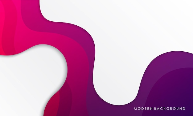 Modern white and gradients purple and pink color background