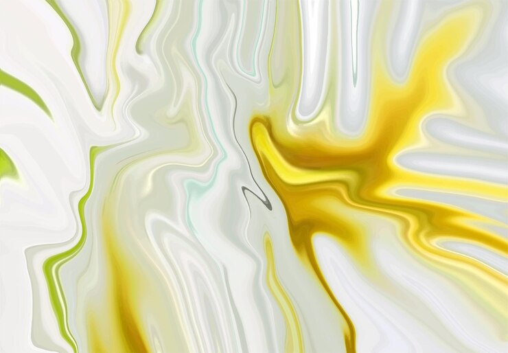 Vector modern white and light gold colors liquid background design with marble effect