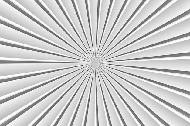 Modern white sunburst abstract background design vector