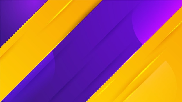 Vector modern yellow purple dynamic stripes colorful abstract geometric design background for business card presentation brochure banner and wallpaper