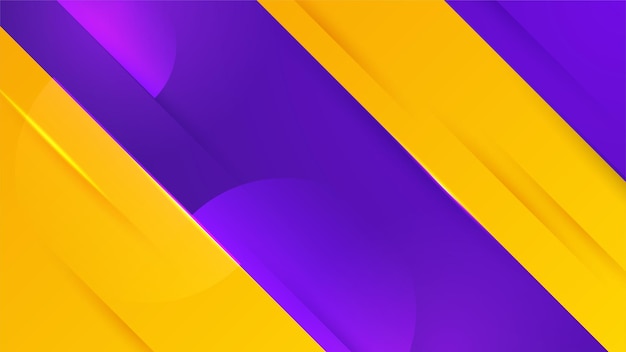 Modern yellow purple dynamic stripes colorful abstract geometric design background for business card presentation brochure banner and wallpaper