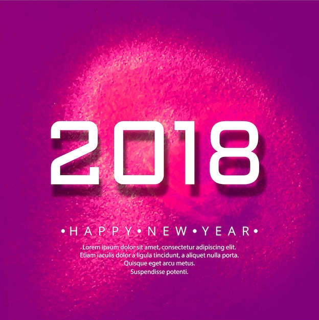 Moderne 2018 nieuwe jaar achtergrond