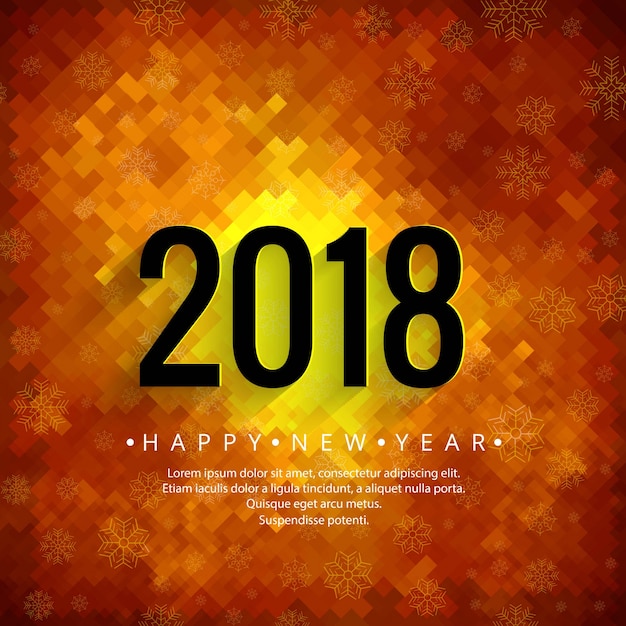 Moderne 2018 nieuwe jaarachtergrond