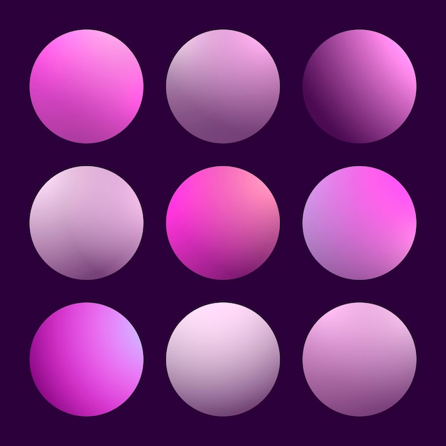 Moderne 3D-verloopset met ronde abstracte achtergronden. Kleurrijke vloeibare covers voor kalender, brochure, uitnodiging, kaarten. Trendy zachte kleur. Sjabloon met ronde verloopset voor schermen en mobiele app