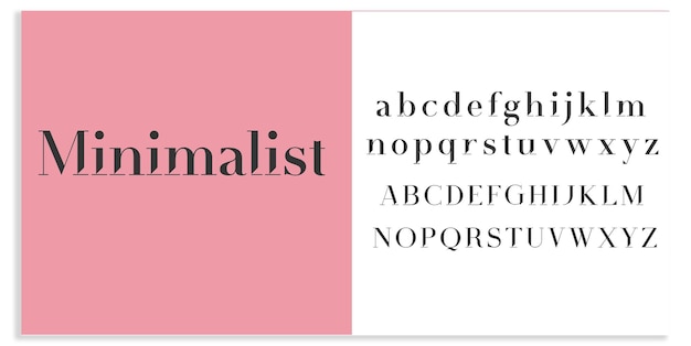 Moderne Abstract Vector Font stijlontwerp