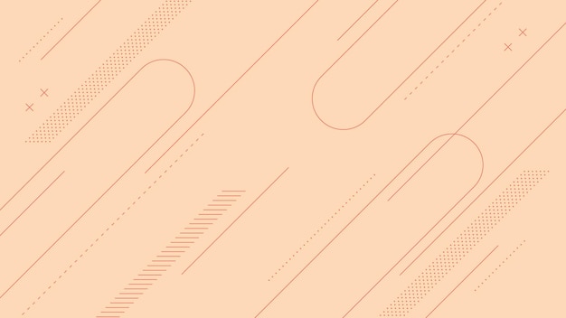 Moderne abstracte achtergrond met Retro Memphis-element en zachte rode kleurkleur