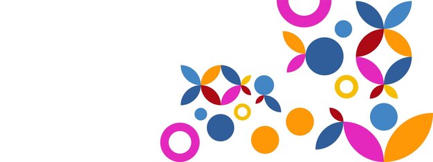 Moderne abstracte achtergrond met verschillende kleuren vector illustratie