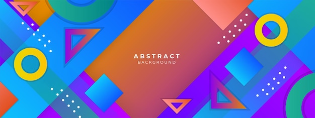 Moderne abstracte achtergrond met verschillende kleuren vector illustratie