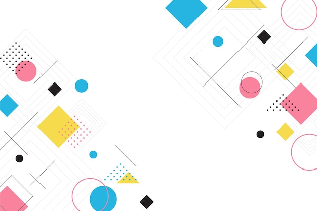 Moderne abstracte geometrische achtergrondontwerp