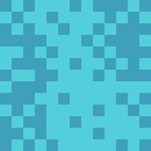 Moderne abstracte geometrische blauwe kleur pixel patroon vector achtergrond