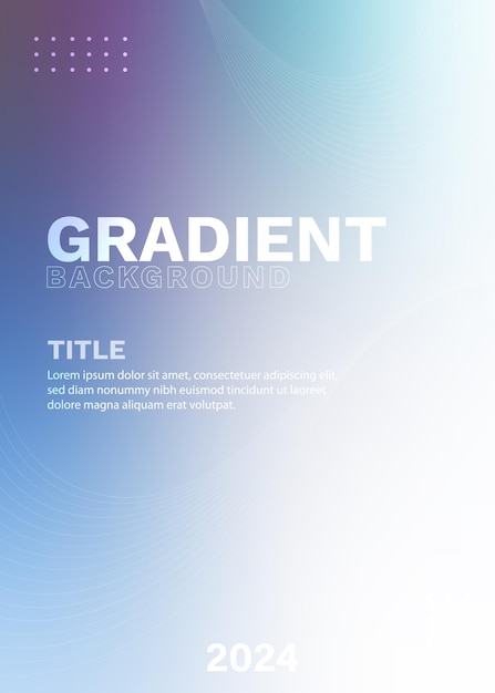 Moderne abstracte gradiënt achtergrond met artistieke touch