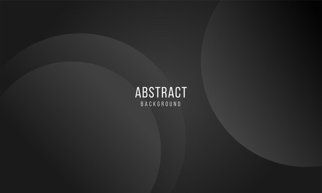 Moderne abstracte minimale zwarte cirkelvorm geometrische achtergrond