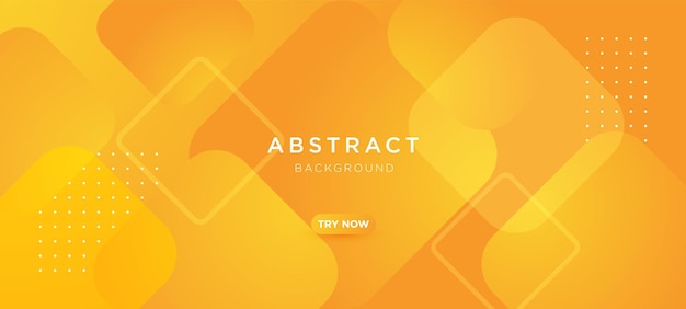 Moderne abstracte oranje en gele gradiënt geometrische achtergrond