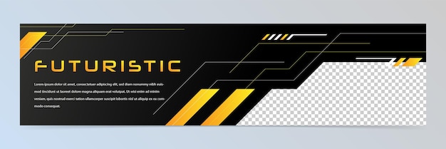 Vector moderne abstracte technologie banner sjabloon