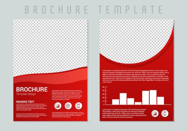 Moderne abstracte vectorlay-out achtergrondbrochure