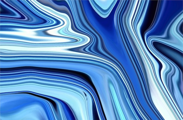 Moderne achtergrond met golvend sprankelend vloeibaar patroon op glanzend glanzend oppervlak