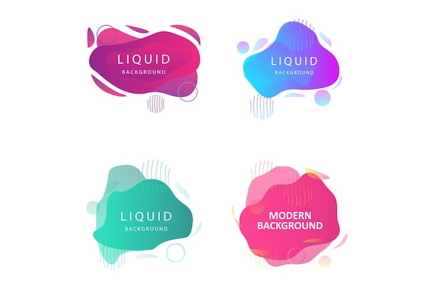Moderne achtergrond ontwerp Vector achtergrond verloop Brochure sjabloon Sticker Banner