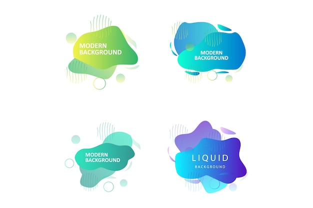 Moderne achtergrond ontwerp Vector achtergrond verloop Brochure sjabloon Sticker Banner