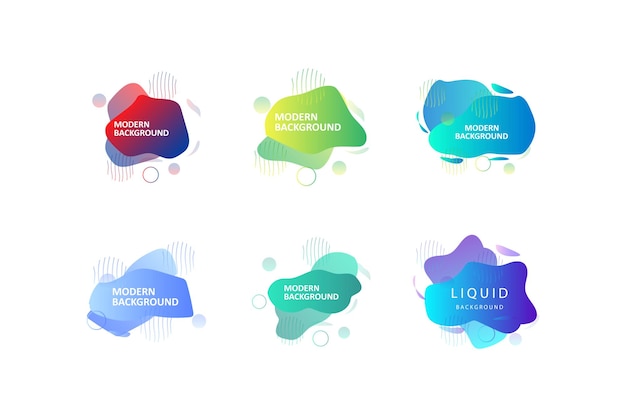 Moderne achtergrond ontwerp Vector achtergrond verloop Brochure sjabloon Sticker Banner